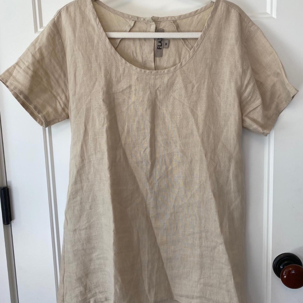 FLAX Designs Linen Tunic – Size S – Excellent condition